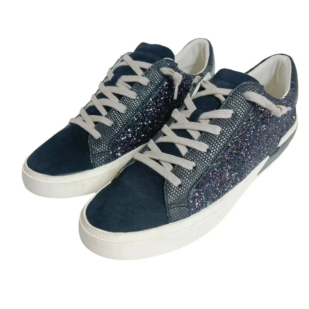 Dolce Vita Black and White Sneakers Casual Style